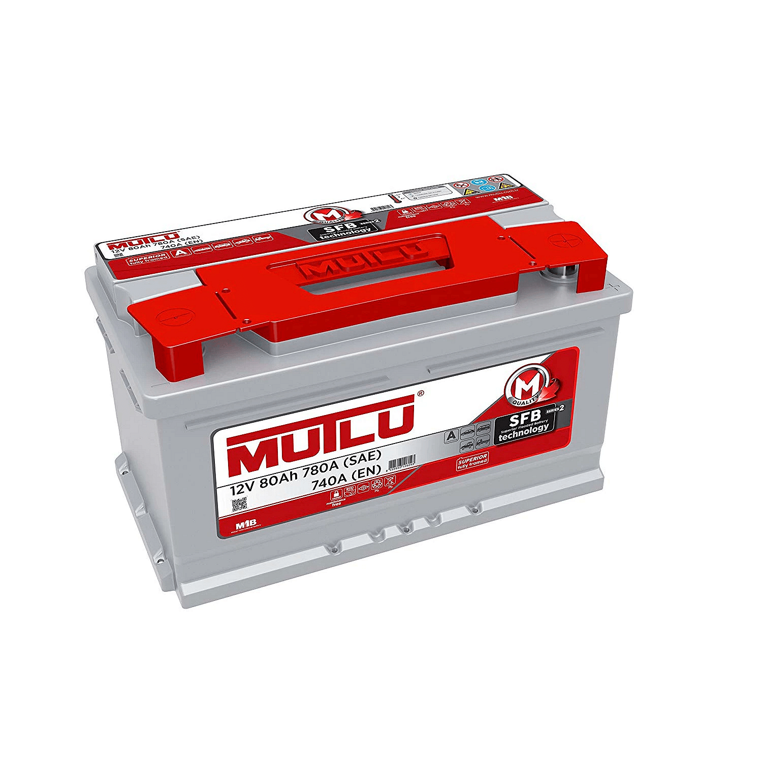 Акумулатор Mutlu SFB 12V 80Ah 740A R+